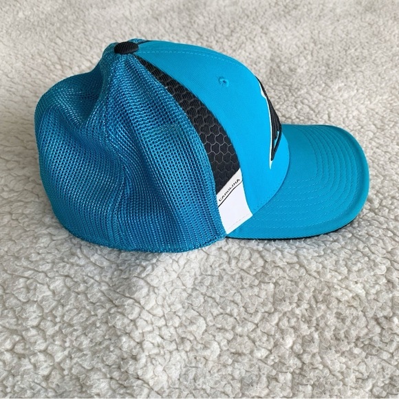 Carolina Panthers NFL Ball Cap Blue Embroidered Logo Adjustable Reebok Hat - Picture 4 of 10
